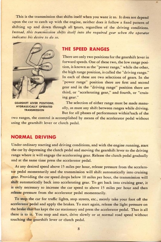 1946 Chrysler Owners Manual Page 15